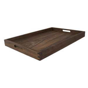 Serveringsbricka 60x40 cm valnöt