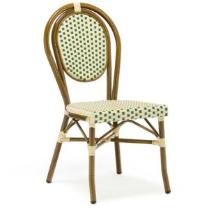 Stol Paris I creme/grön Realisera