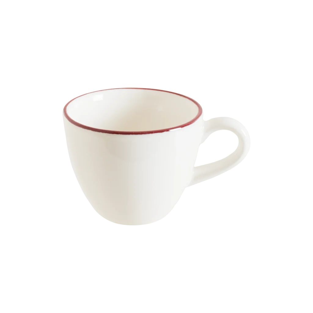 Espressokopp 9cm Linea Burgundy Bonna