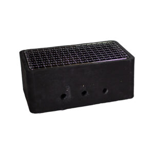 Minigrill TableTop 24,5x15cm, H11cm Svart gjuten betong, inkl bottengaller, topgaller träunderlägg