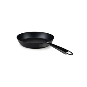 Stekpanna 32cm svart stål hamrad insida