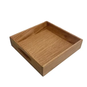 Träbricka 200x200x45mm Ek