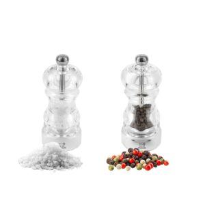 Bistro salt-och pepparkvarn set akryl Peugeot 10 cm