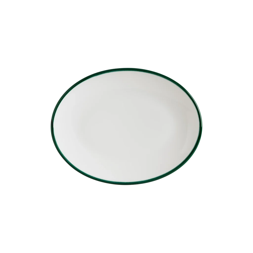 Tallrik ov.360x280mm Linea Green Bonna