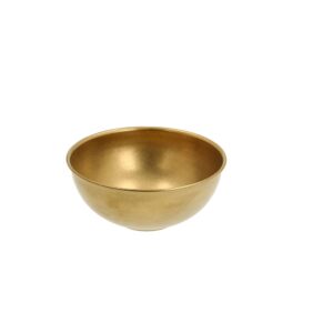 Skål metall Ø14cm Living golden Tex-Mex