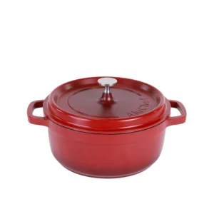 Gryta Rund 24 cm - Röd