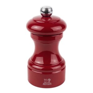 Saltkvarn Bistro Röd Peugeot 10cm Blank kromknopp